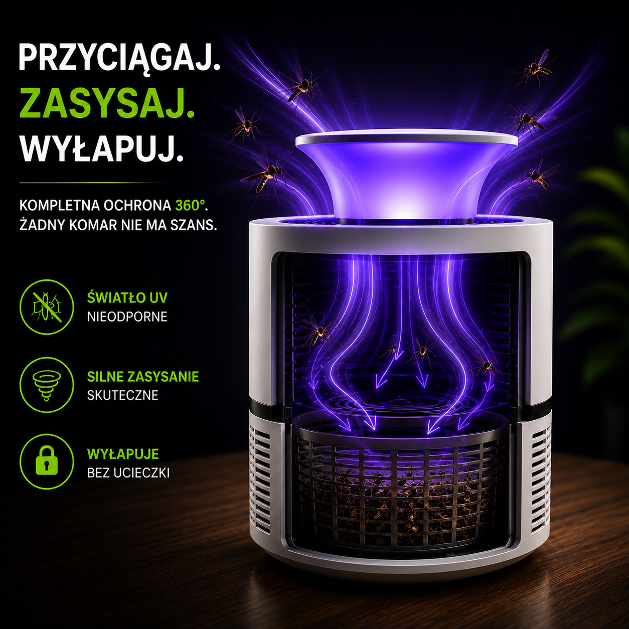 przeciwkomarowy stopień polerowania